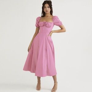 NEW WITH TAGS - Kutumai Fashion - Barbie Pink off the shoulder dress. XXL